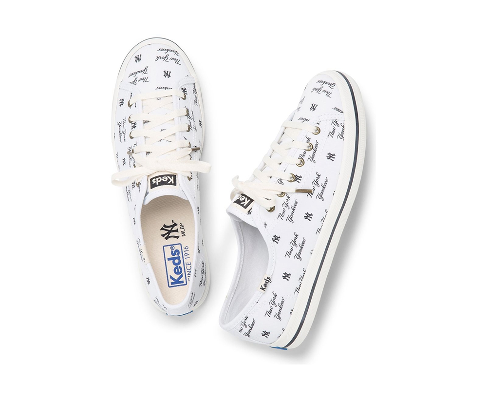 Keds Sneakers White - Kickstart MLB® - Womens ZXGETJ-374